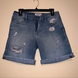Frame Distressed Longline Le Grand Garçon Short 26